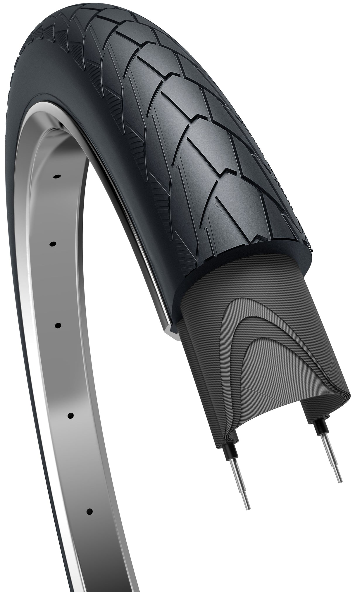 Edge tire Mambo 28 x 2.00 50-622 mm black with reflection