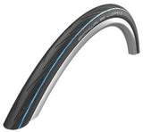 Bande pliante Schwalbe Lugano 2 K-Guard 28 x 1,00 25-622 mm-noir avec des rayures bleues