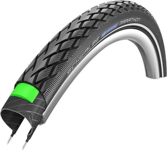 Marathon Green Marathon Green Schwalbe 20 x 1.75 47-406mm dubh le machnamh