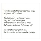 Centraal boekhuis anna poetst haar tanden