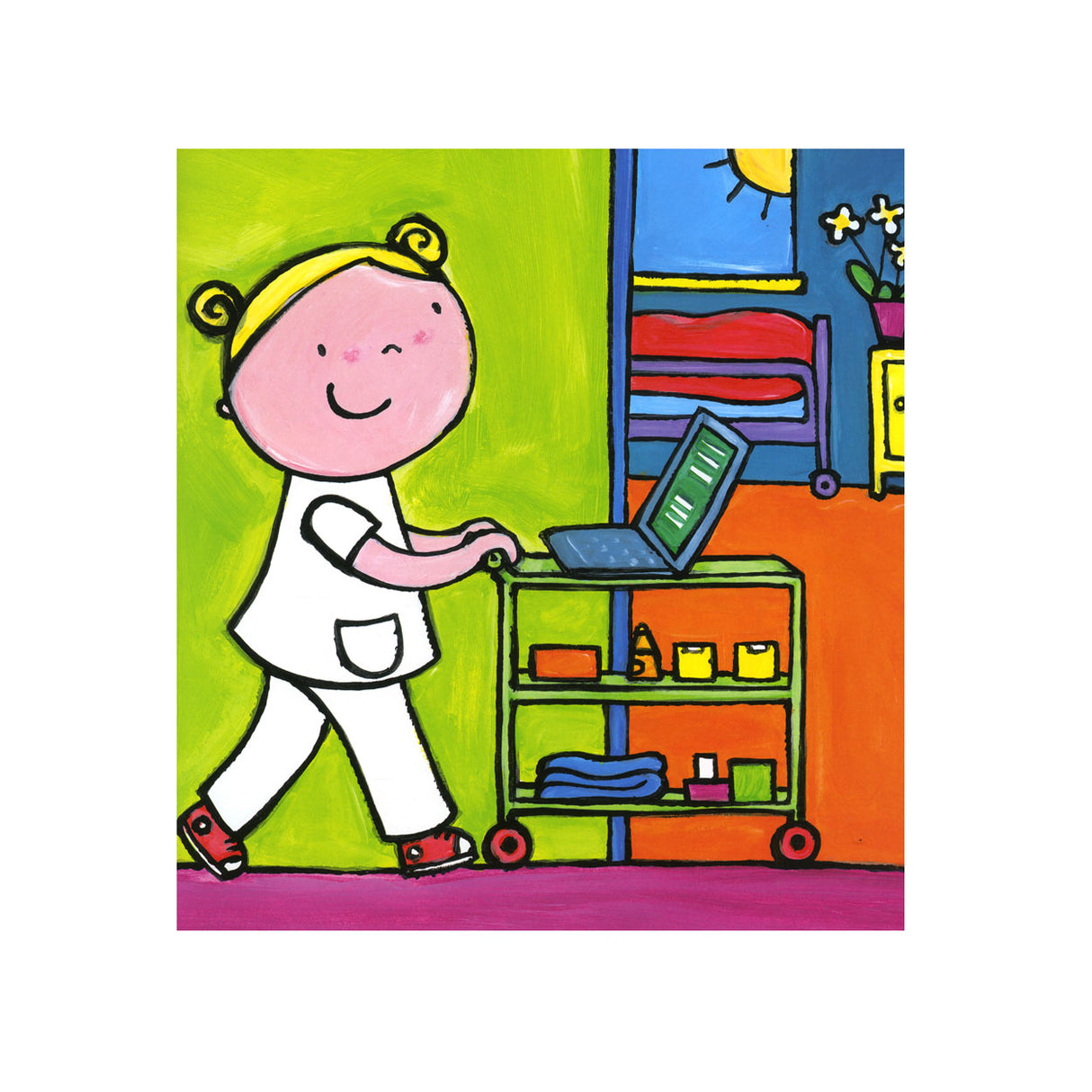 Centraal boekhuis de verpleegster