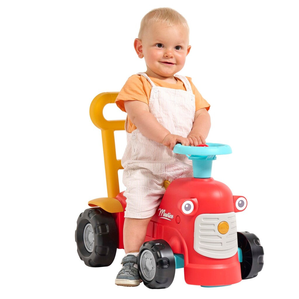 Falk walking figure tractor Maurice red