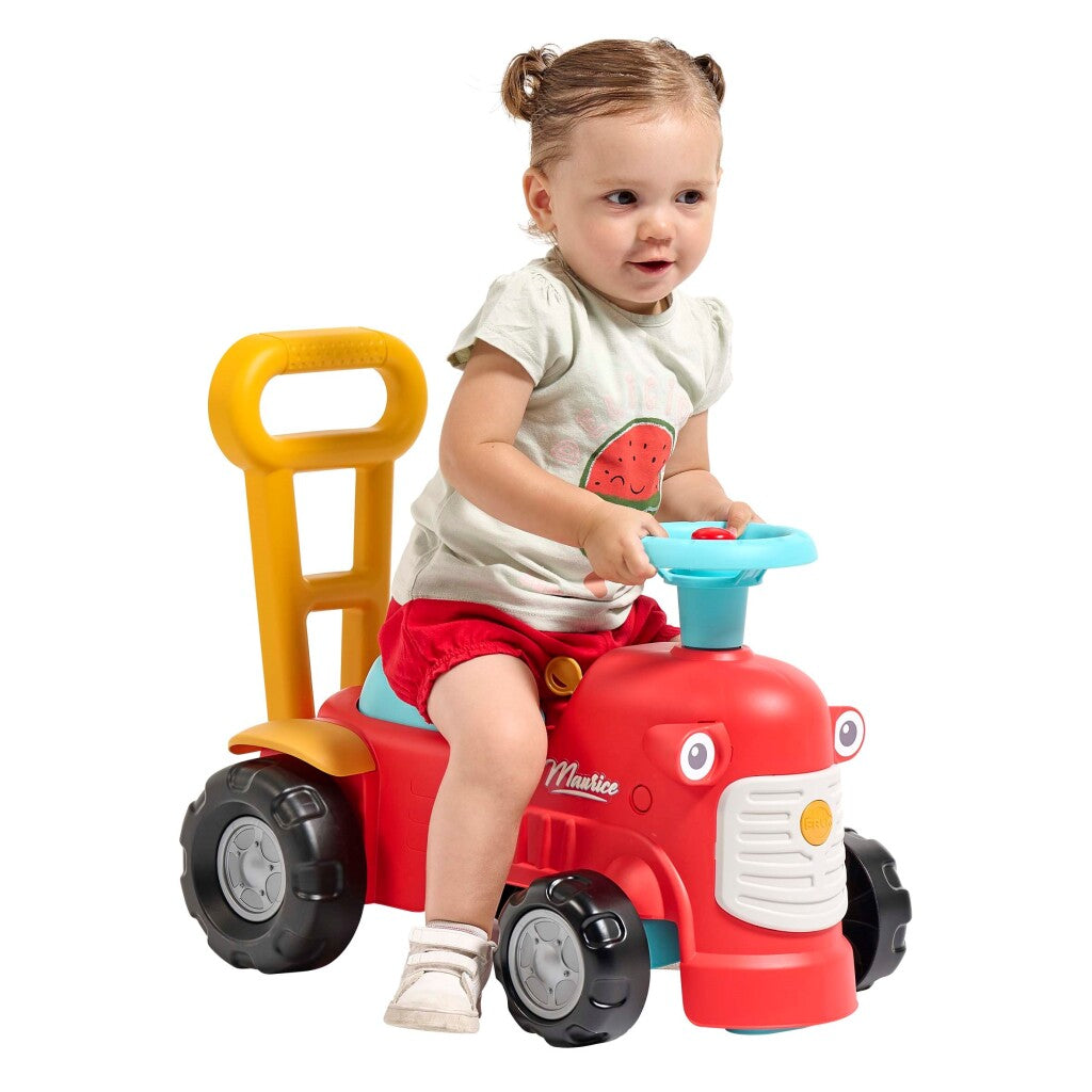 Falk walking figure tractor Maurice red