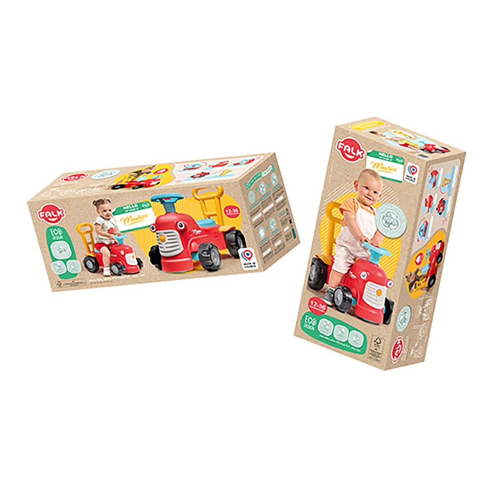 Falk walking figure tractor maurice red