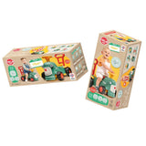 Falk Maurice walking tractor set green yellow