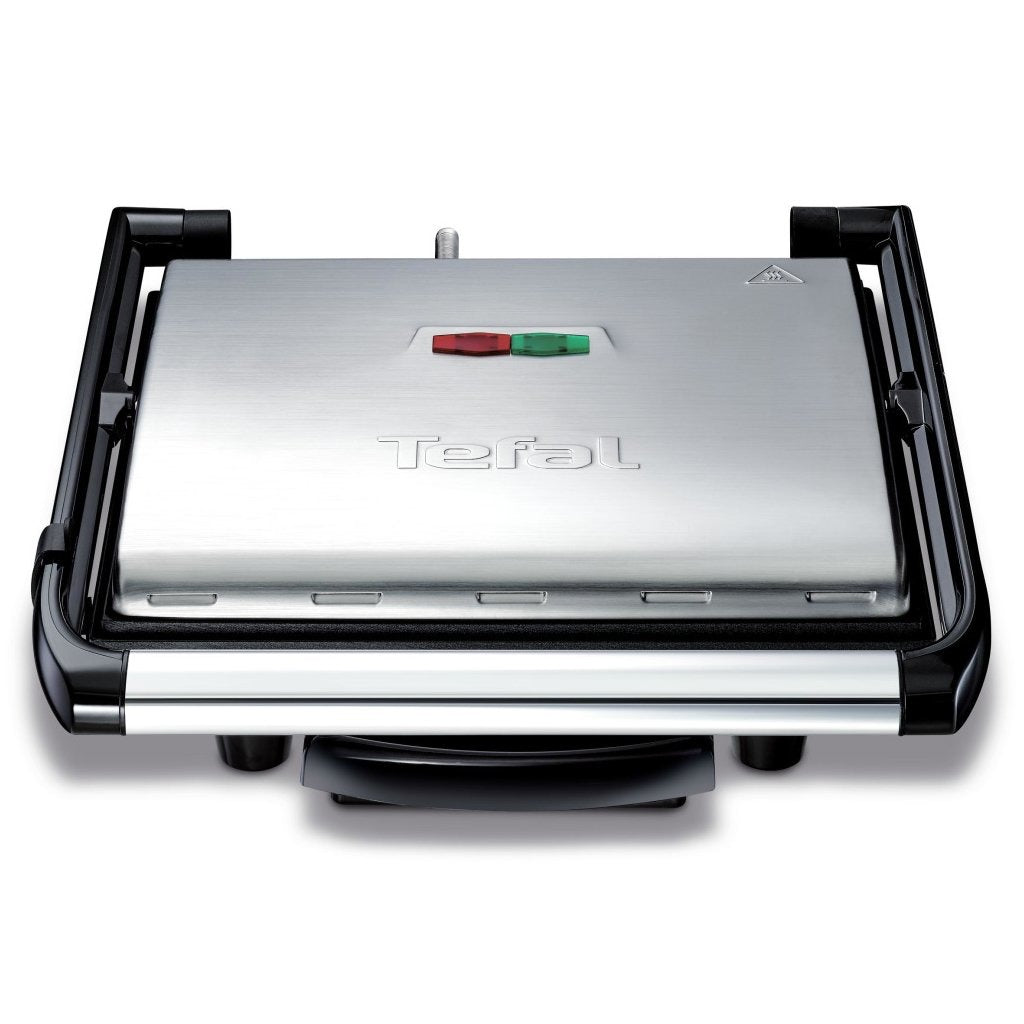 TEFAL GC241D Multifunktionel Panini Grill 2000W Sort rustfrit stål