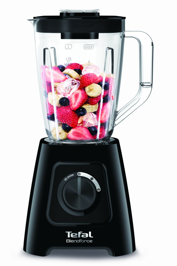 Tefal blendforce ii bl4208 - blender - 1.25l - 600w - kunststof kom - voor smoothies en soepen