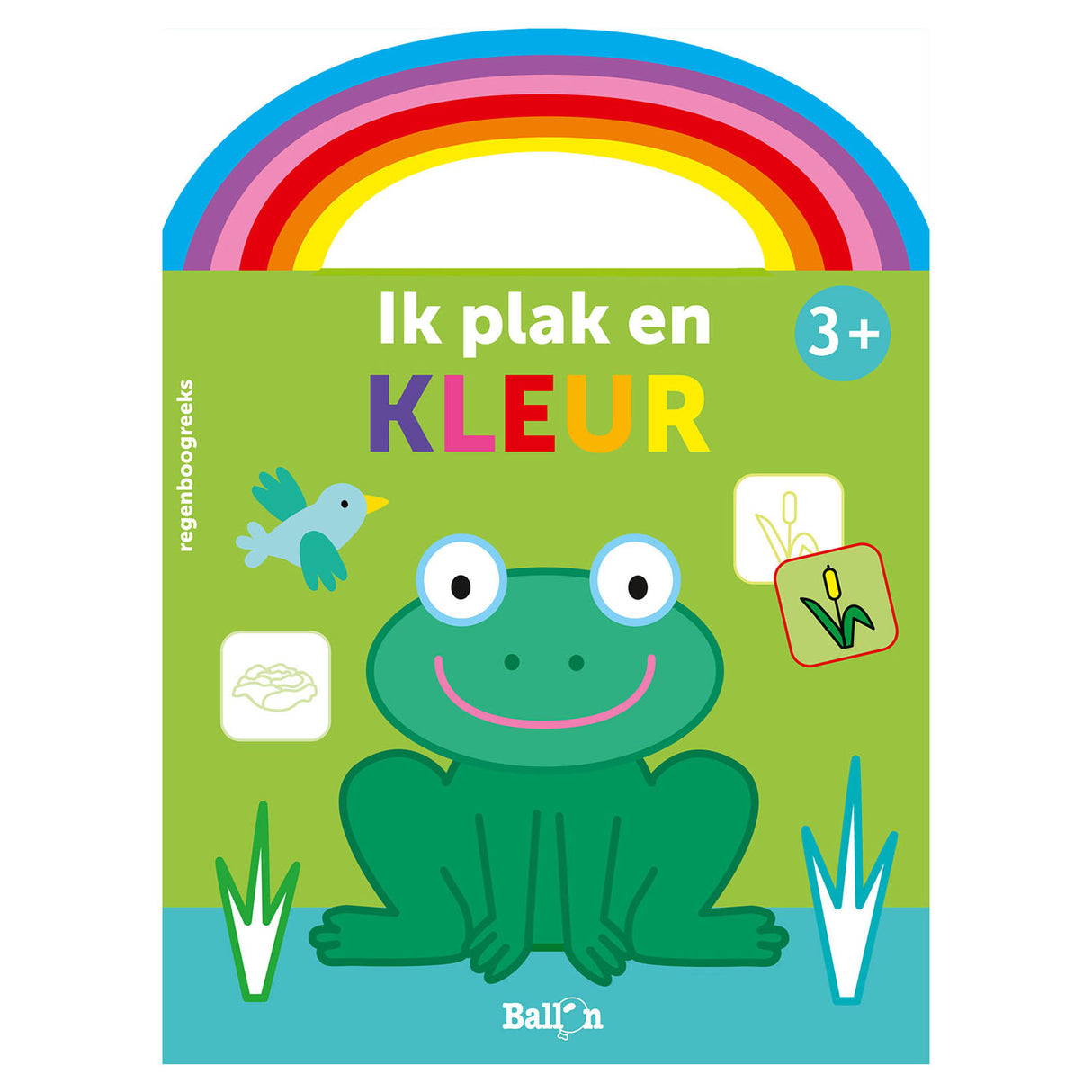 Standaard uitgeverij ik plak en kleur - kikker