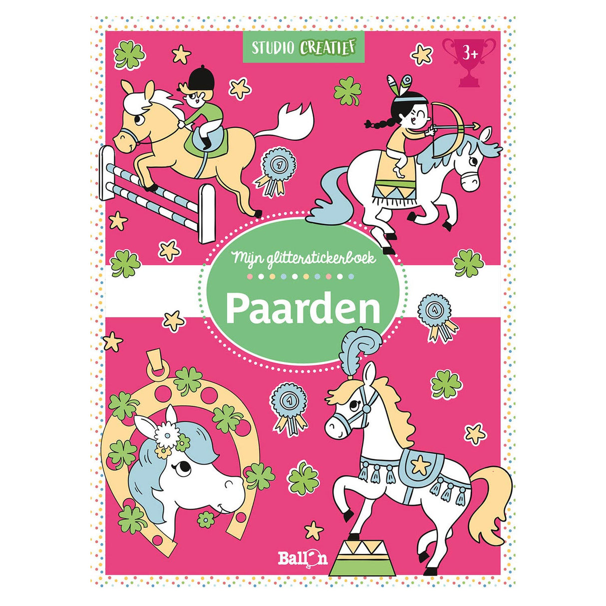 Standardní vydavatel můj glitterstickerboek - koně