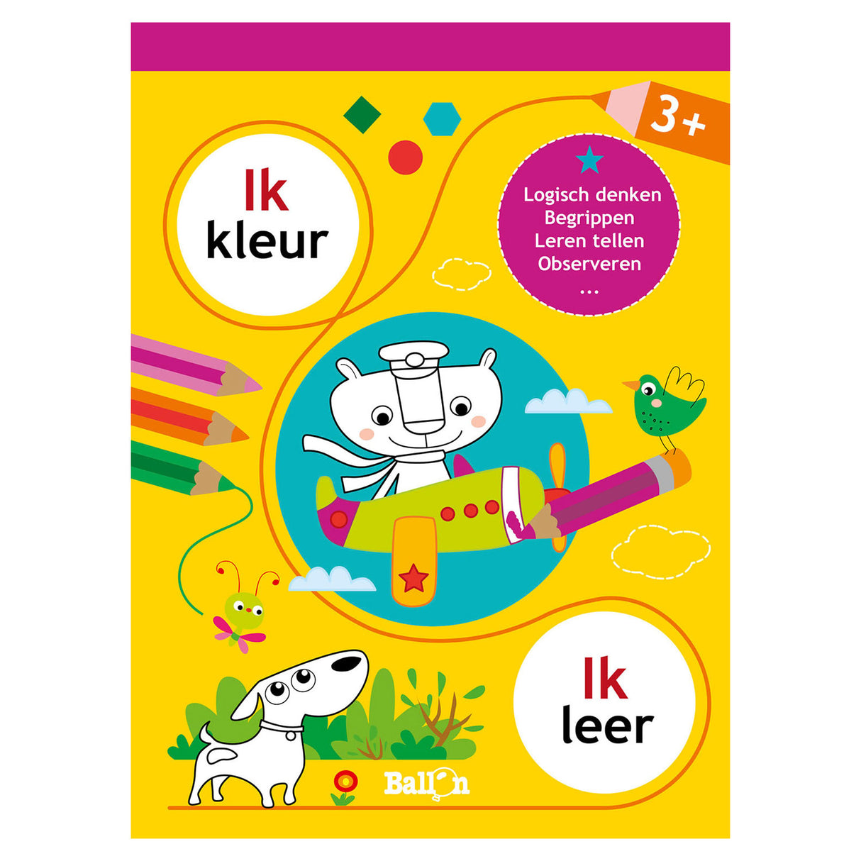 Standaard uitgeverij ik kleur, ik leer 3+