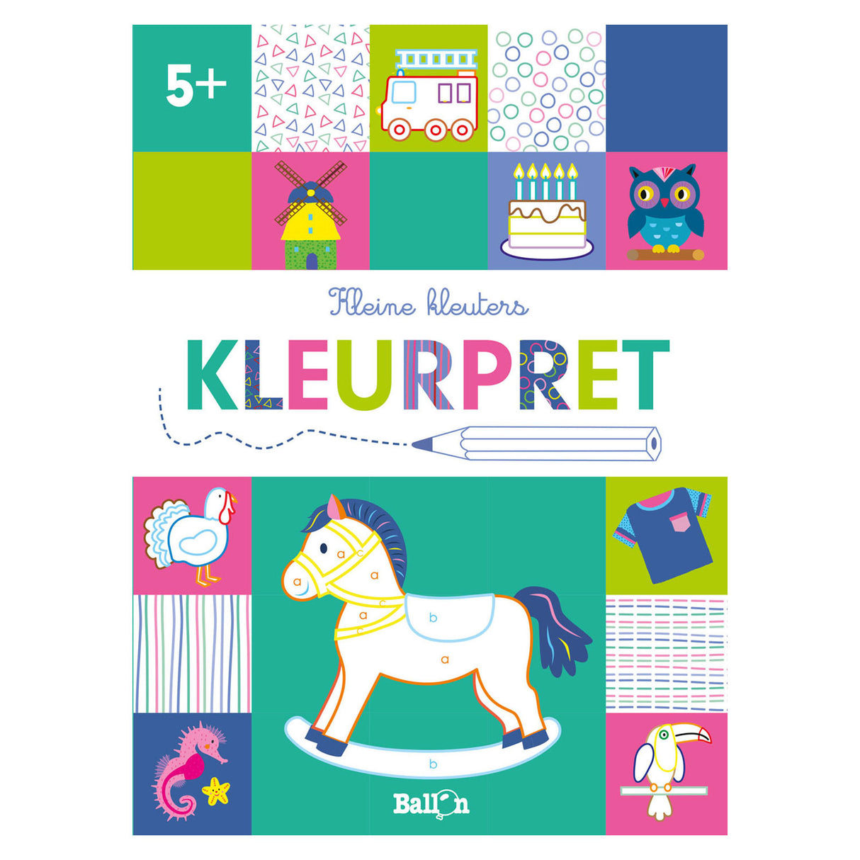 Standaard uitgeverij kleine kleuters kleurpret 5+