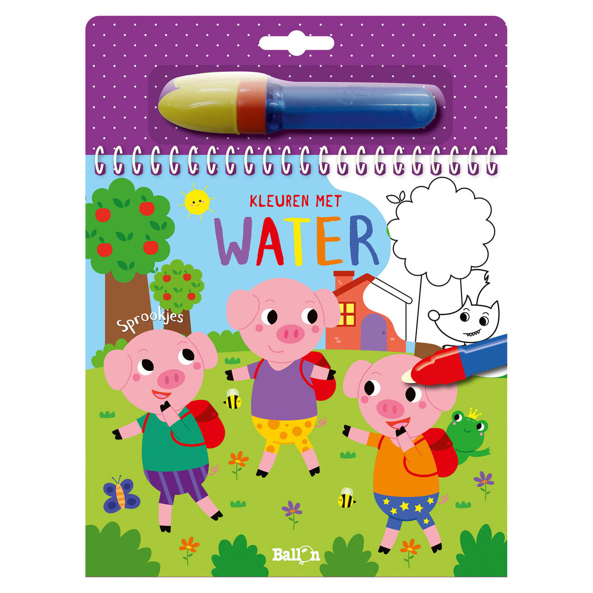 Standaard uitgeverij kleuren met water - sprookjes