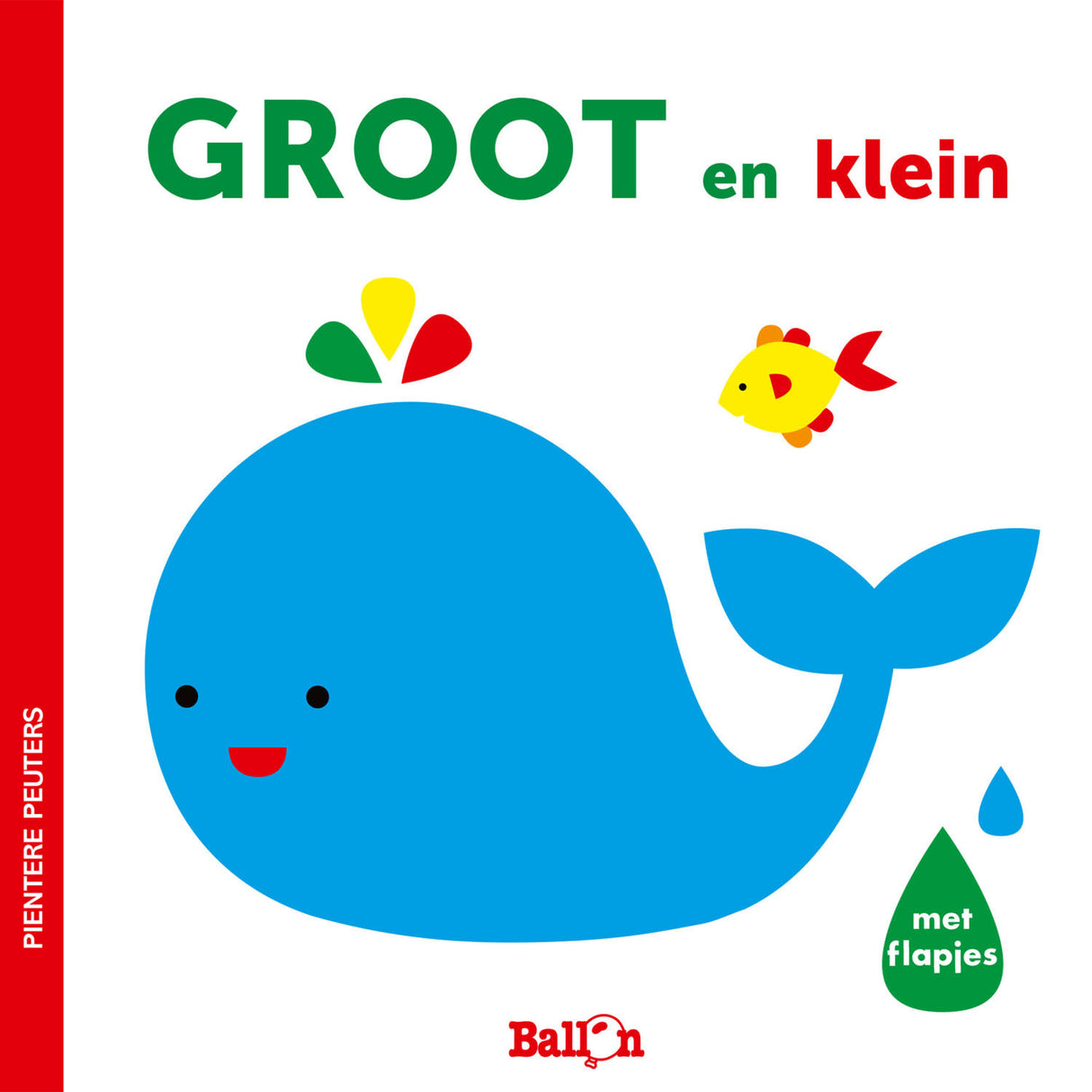 Standaard uitgeverij pientere peuters kartonboek - groot en klein