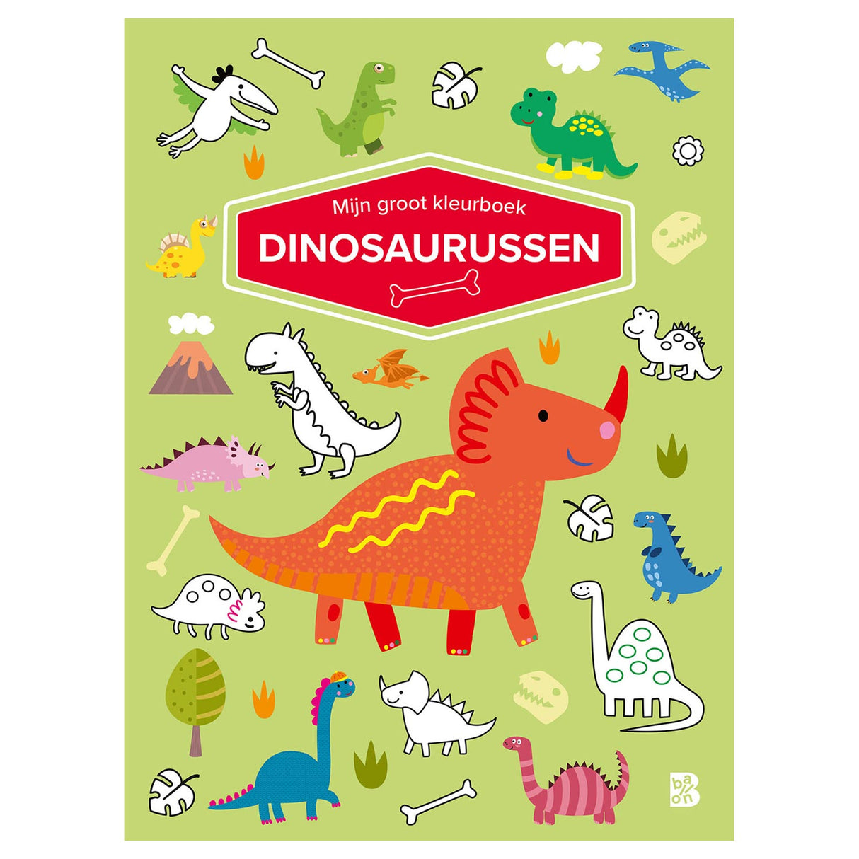 Standaard uitgeverij mijn groot kleurboek - dinosaurussen