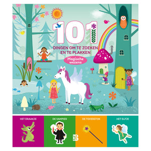 Editore Standard 101 Cose da Trovare e Incollare - Creature Magiche