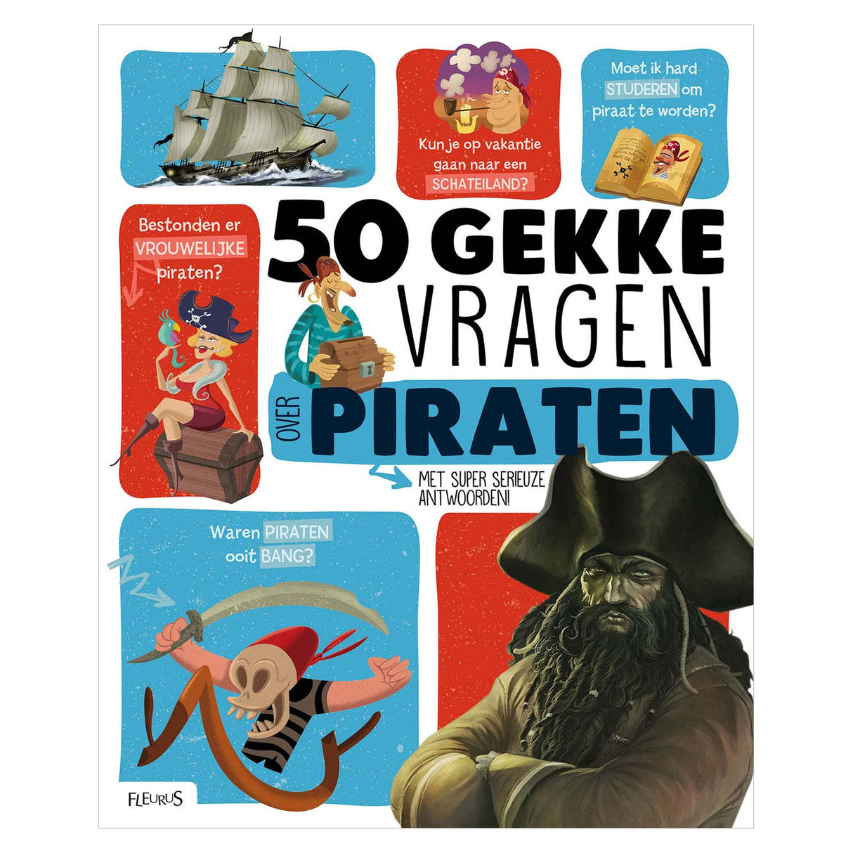 Standaard uitgeverij 50 gekke vragen - piraten