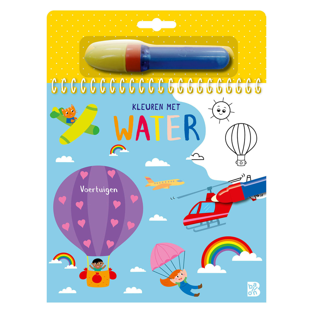 Standaard uitgeverij kleuren met water - voertuigen