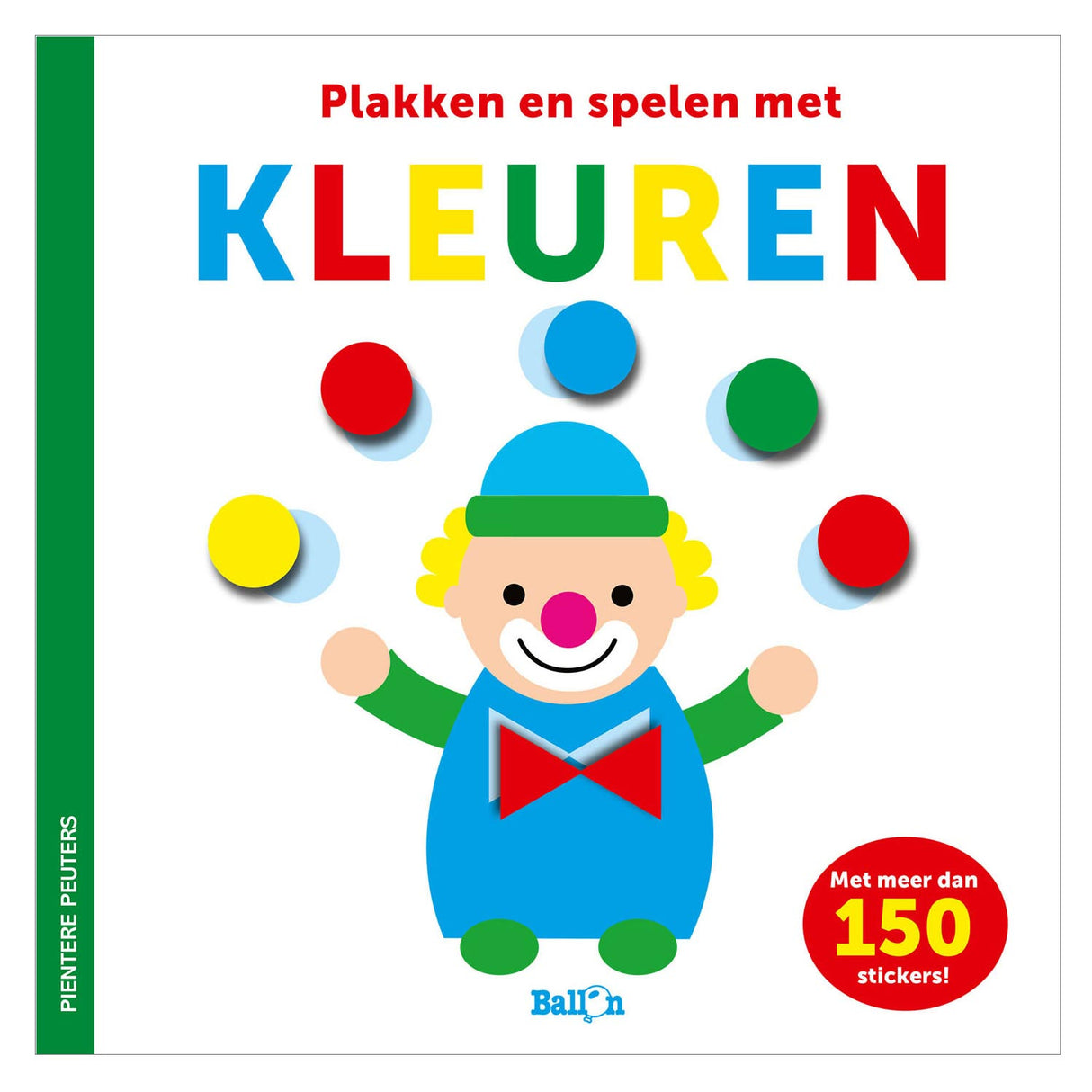 Standaard uitgeverij pientere peuters stickerboek - kleuren