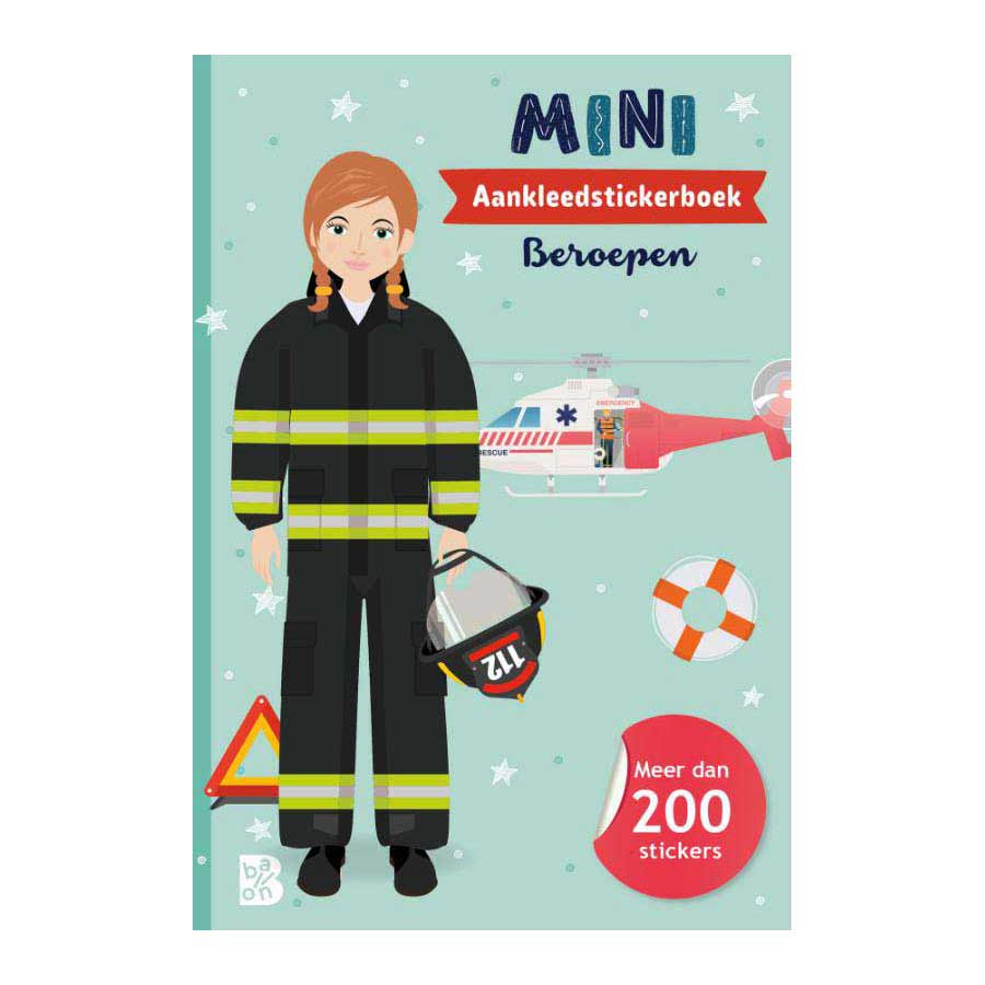 Standaard uitgeverij mini aankleedstickerboek - beroepen