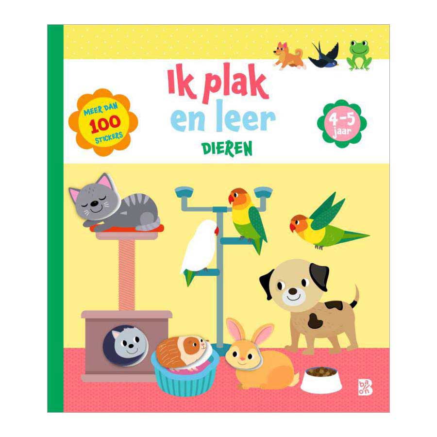 Standaard uitgeverij ik plak en leer - dieren 4-5 jaar