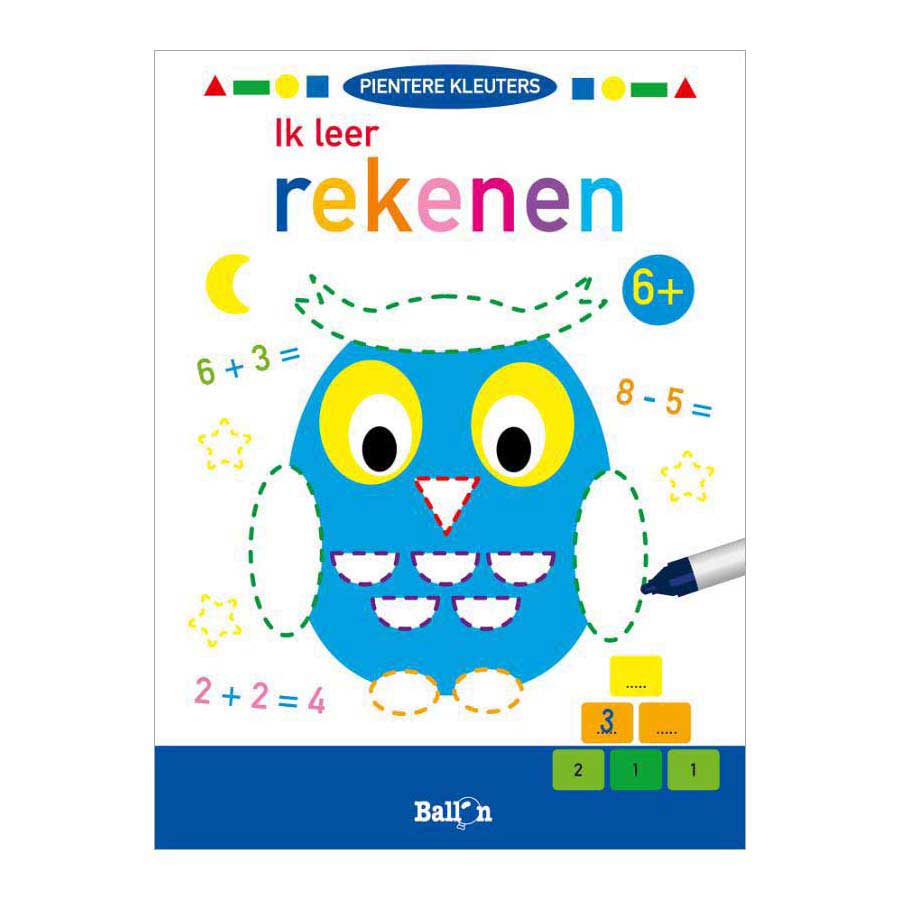 Standaard uitgeverij ik leer rekenen wipe and clean 6+