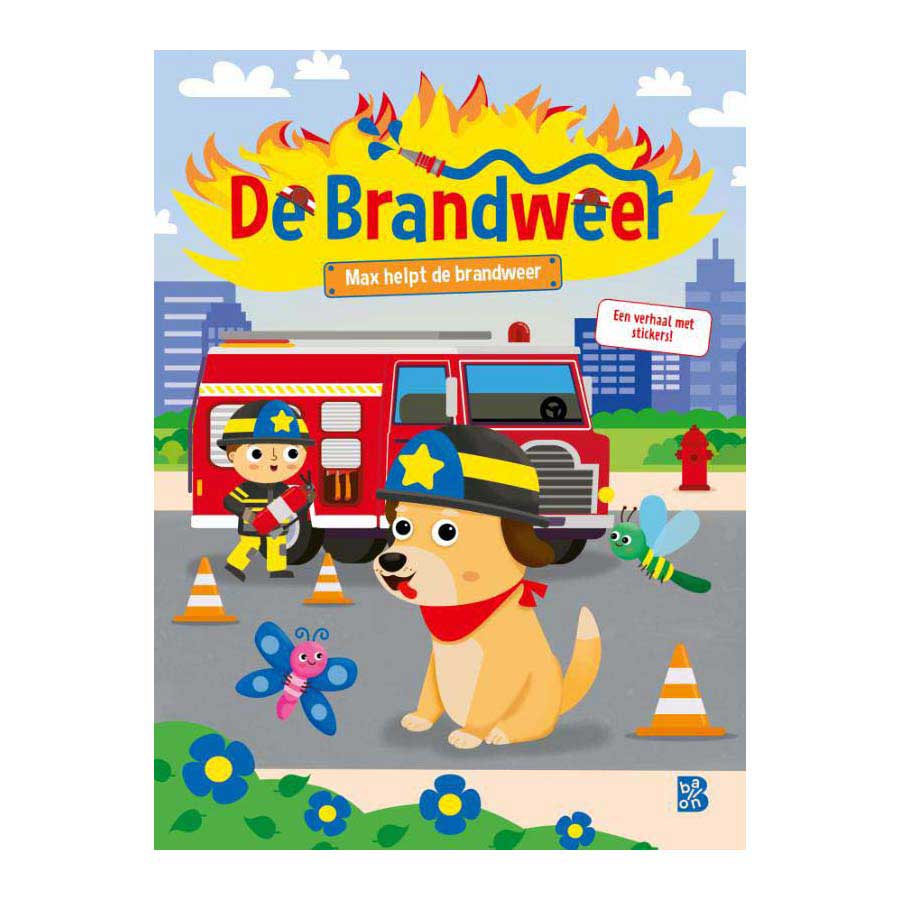 Standaard uitgeverij verhalenplakboek max helpt de brandweer
