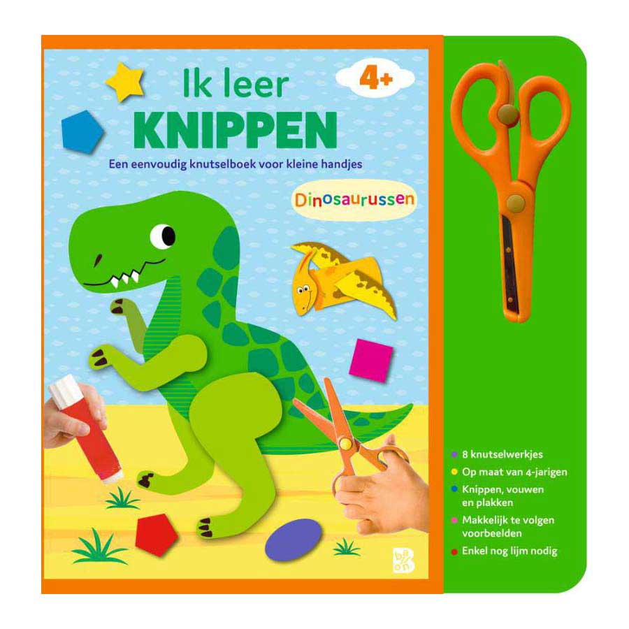 Standaard uitgeverij ik leer knippen - dinosaurussen