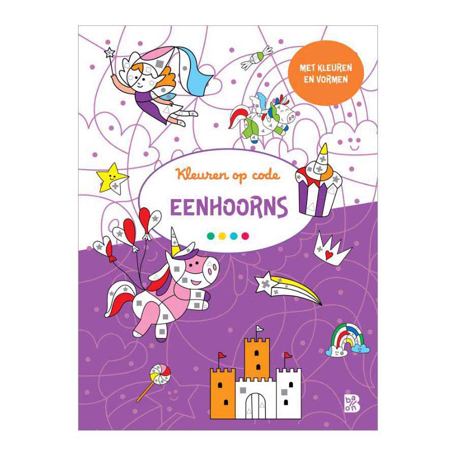 Ballonfarvning efter kode: enhjørninger 3+