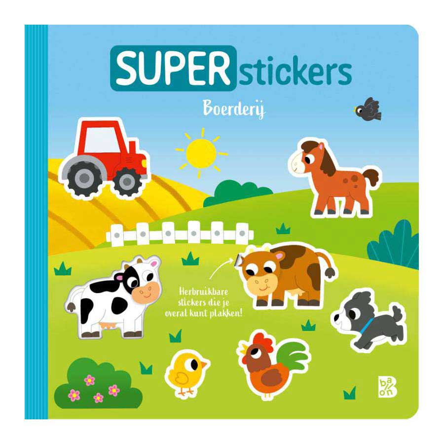Standaard uitgeverij superstickers - boerderij 18m+