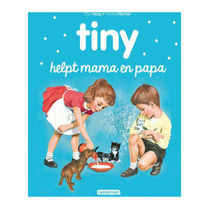 A editora padrão Tiny ajuda mamãe e papai