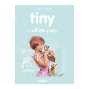 A editora padrão tiny encontra um gato
