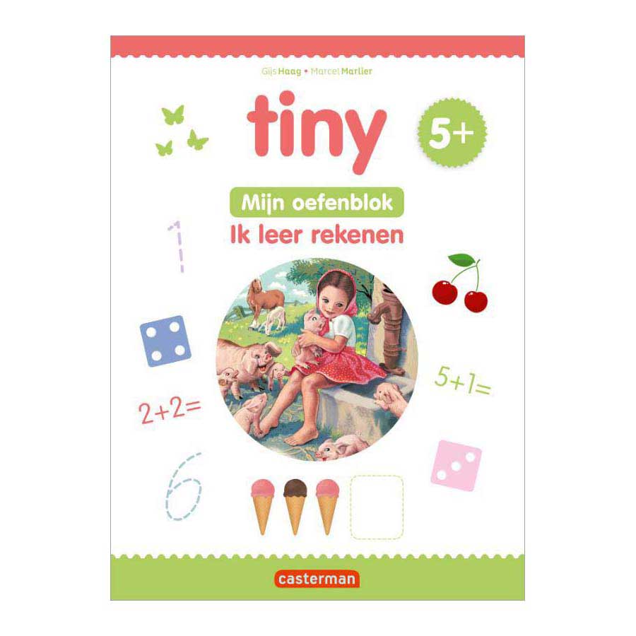 Standaard uitgeverij tiny oefenblok - ik leer rekenen 5+