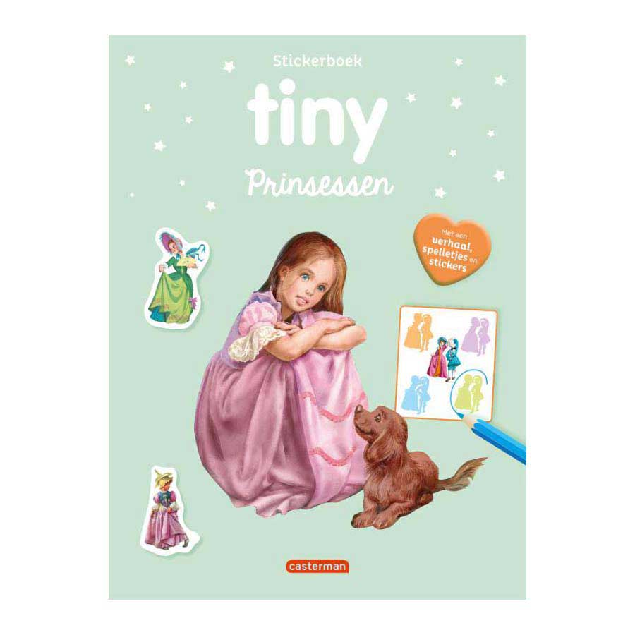 Standaard uitgeverij tiny stickerboek - prinsessen
