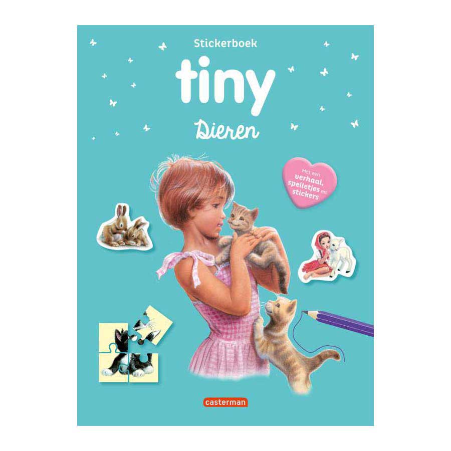 Standaard uitgeverij tiny stickerboek - dieren