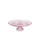 Ideas 4 seasons bowl on foot glass ø23xh8cm pink