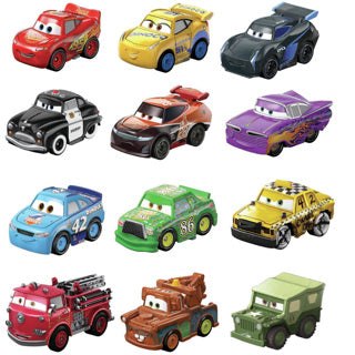 Cars disney mini racers assorti | 6 stuks