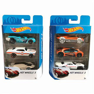 Mattel Hot Wheels Auto Datcast 3-Pack-Assorti