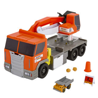Matchbox Building Truck con stazione di perforazione