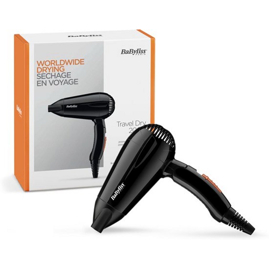Babyliss 5344e Reise trockener Blowjn 2000W Schwarz