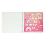 Sticker and template book I love unicorns