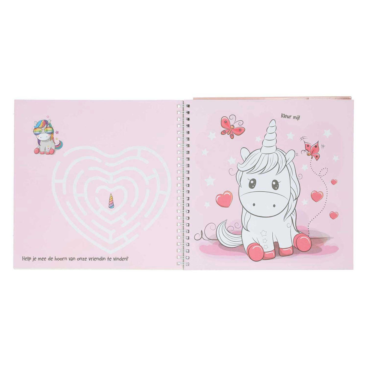 Sticker and template book I love unicorns