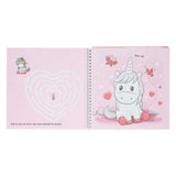 Sticker and template book I love unicorns