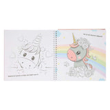 Sticker and template book I love unicorns