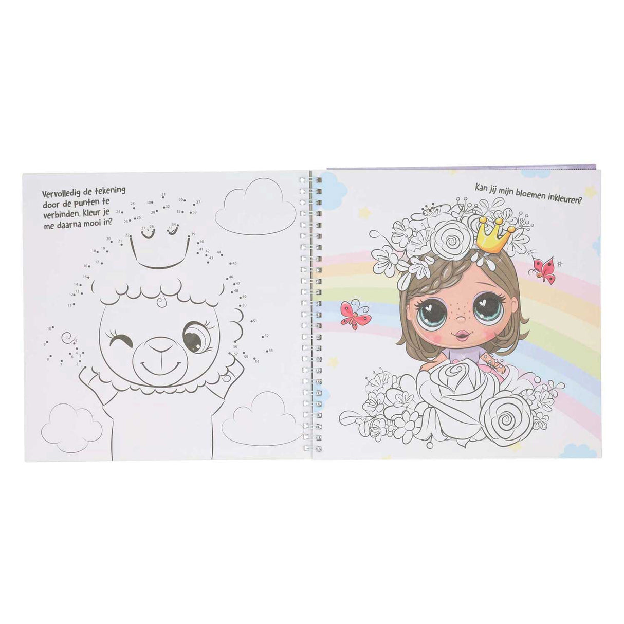 Sticker and template book I love princesses