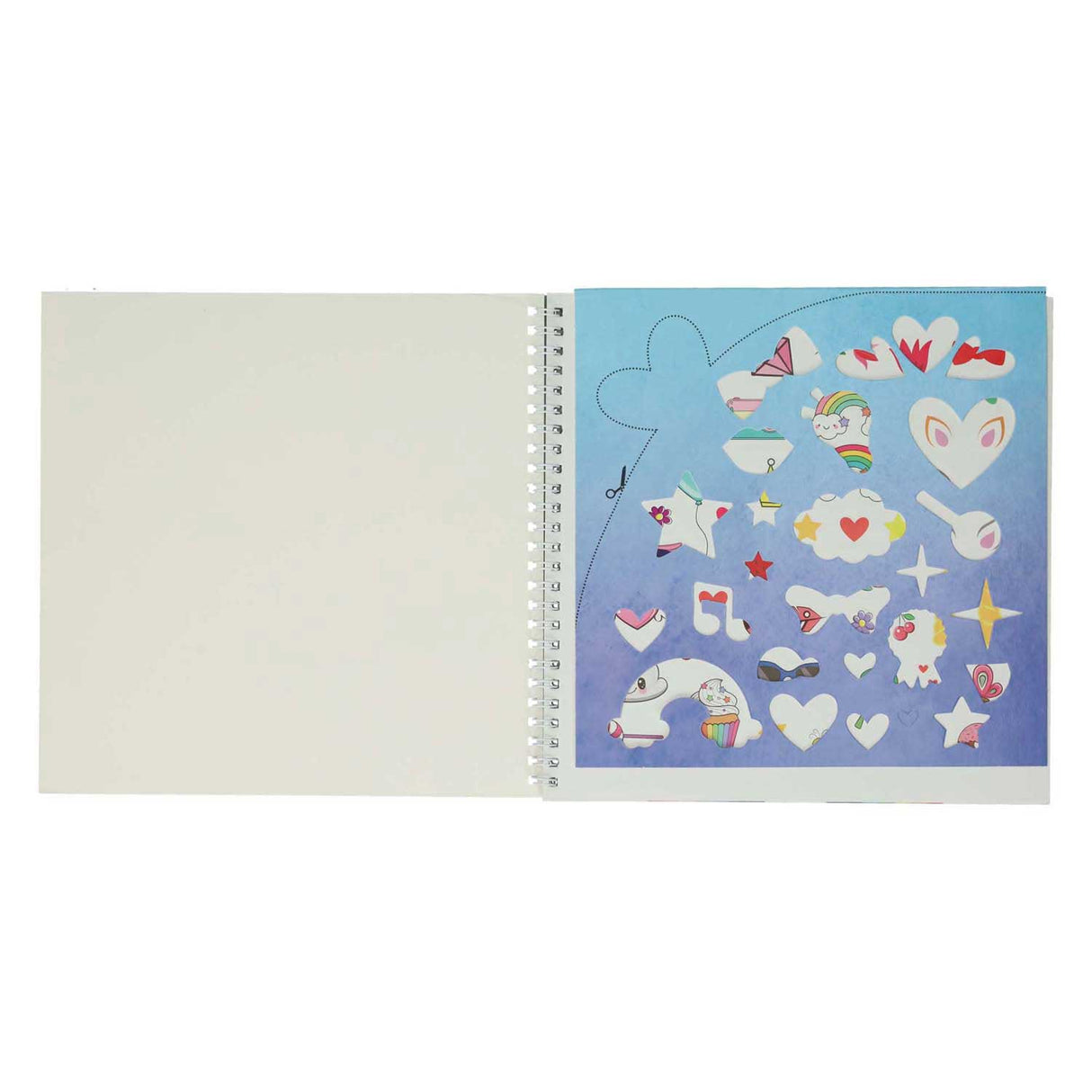 Sticker and template book I love animals