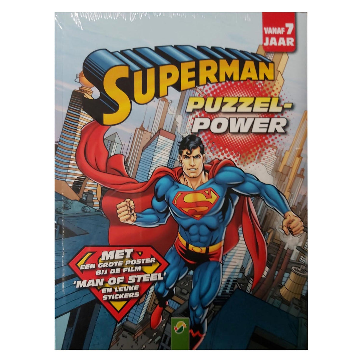 Mondikaarts superman power kirjain palapelit, sokkeloita aktiviteettikirja