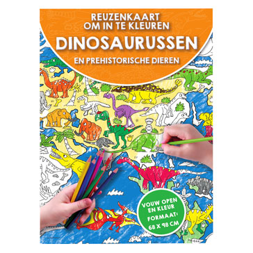 Carte orali carta gigante per colorare i dinosauri