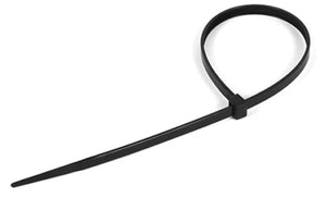 Umerkede buntebånd 2,5x100 svart pose à 100 stk