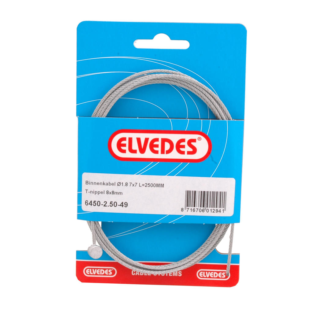 Cabo de freio elvedes dentro de tonelada 8x8 aço inoxidável 49 fios (6450-49)