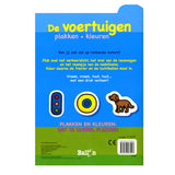 Indsæt og farver - køretøjer, 2-4 år gamle